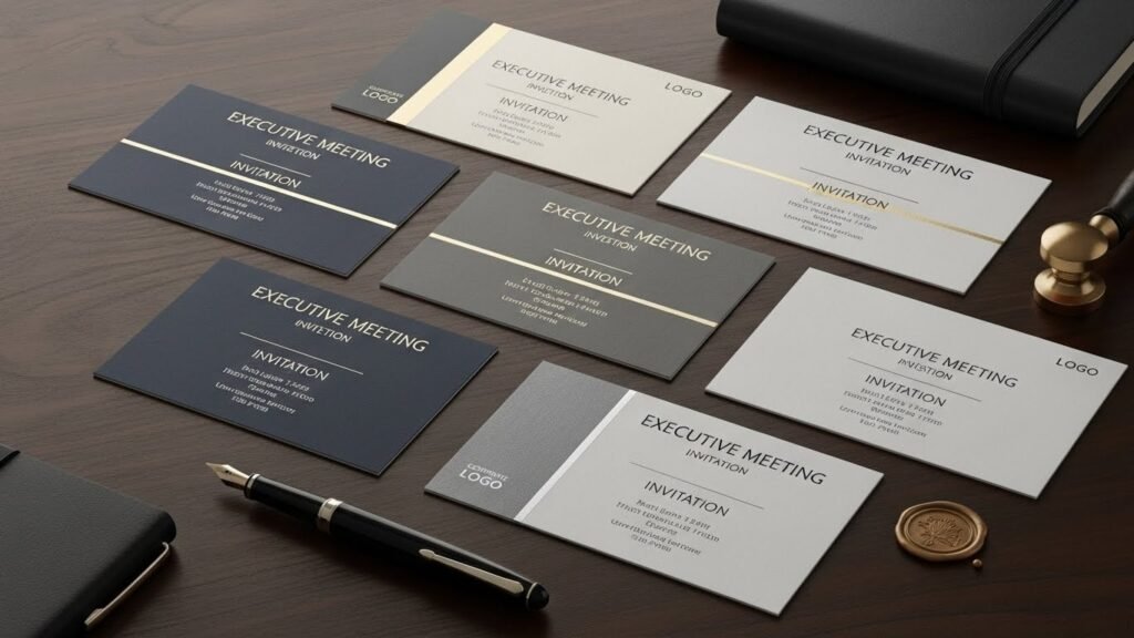 Executive Invitation Cards